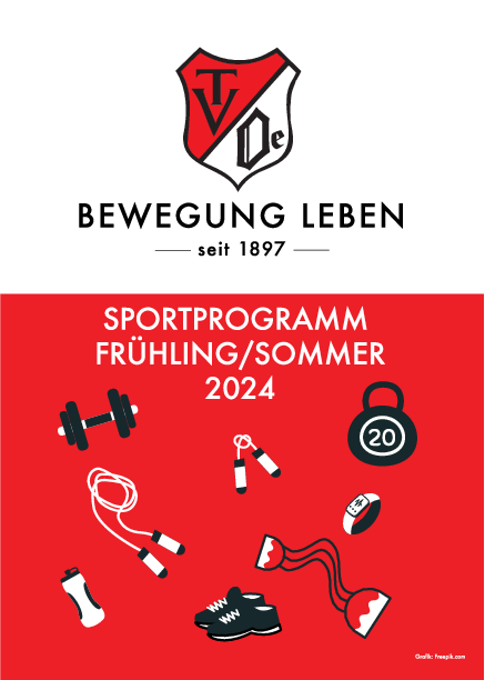 Sportprogramm Frühling/Sommer 2024